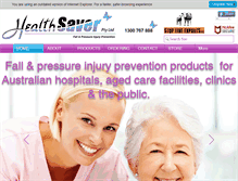 Tablet Screenshot of healthsaver.com.au